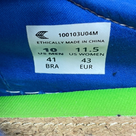 Cariuma OCA Low blue canvas sneakers womens size 11.5 - Picture 7 of 9